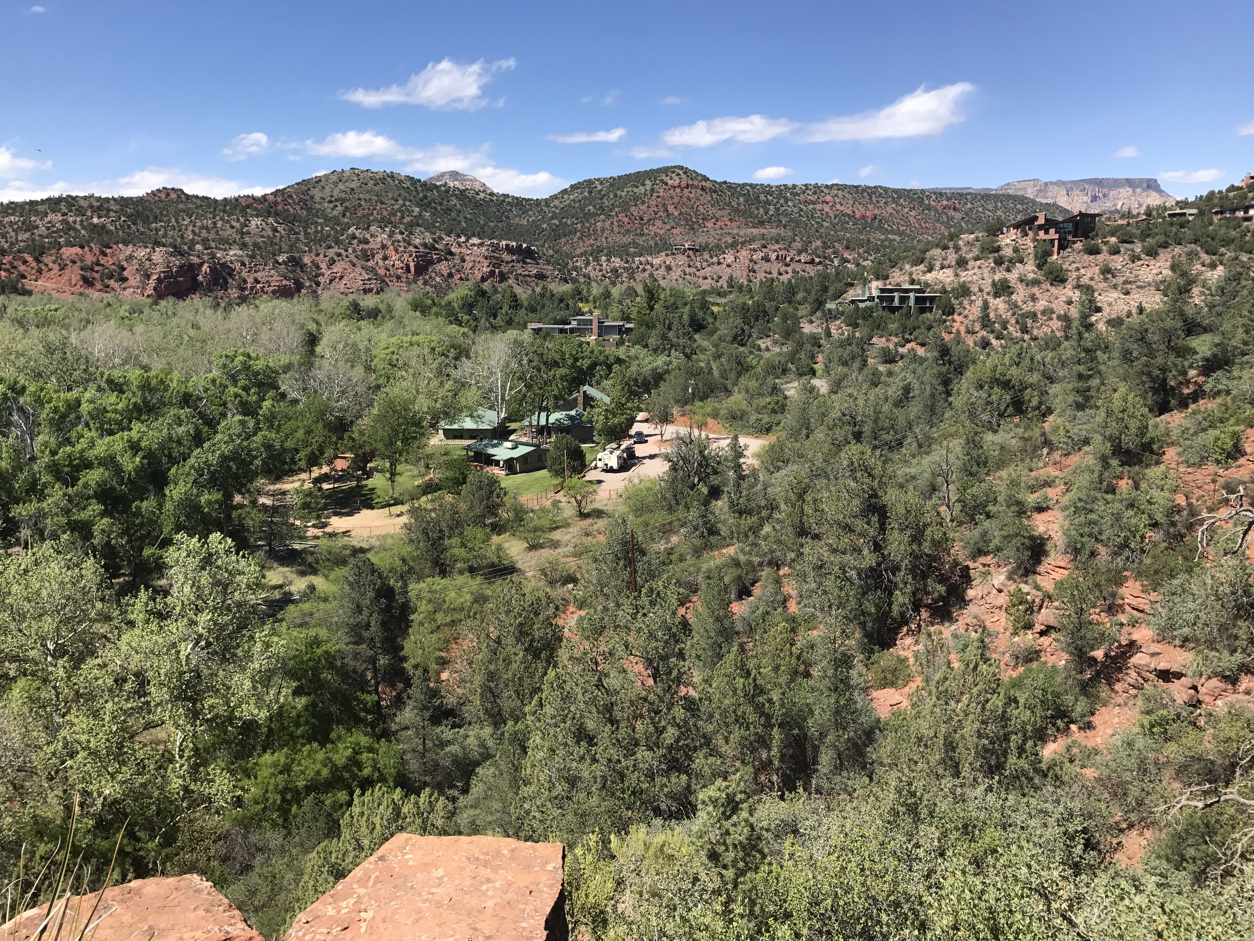 Along Templeton Trail are views of some very nice houses in the Sedona area. Sedona, AZ - 2017.04.28