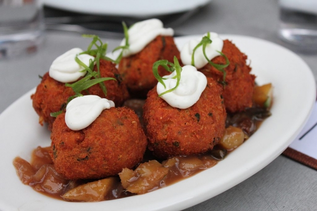 Curried Chickpea Fritters