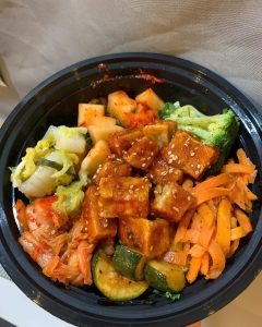 Kimchi Bowl with Spicy Tofu from Kimchi Grill