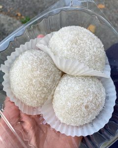 Sticky Rice Balls with Coconut from Bodhi Kosher Vegetarian