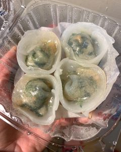 Watercress Dumplings from Buddha Bodai